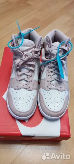 Кроссовки женские nike dunk high Oxford pink