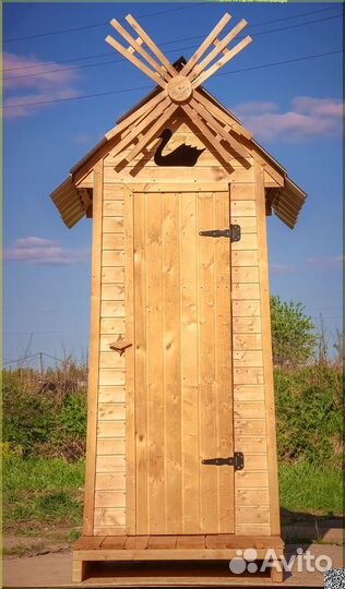 Уличный туалет с установкой
