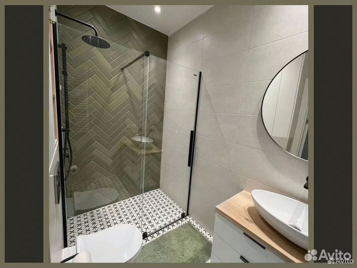 Душевые стеклянные перегородки за 24 часа