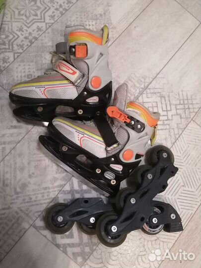Ролики коньки 2 в 1