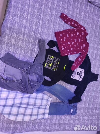 Кофты и штаны на мальчика, рост 98-104, пакетом