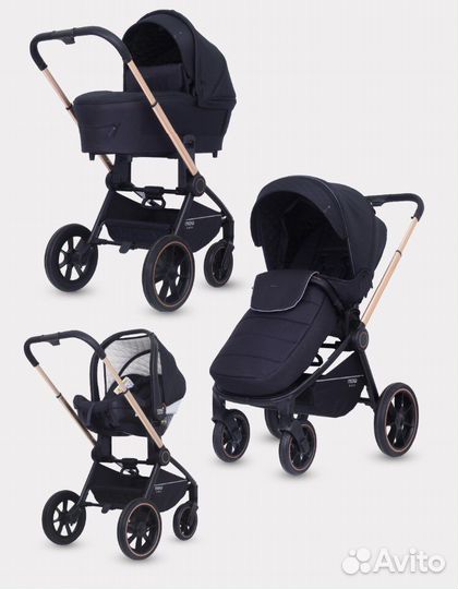 Коляска 3 в 1 новая MowBaby Zoom