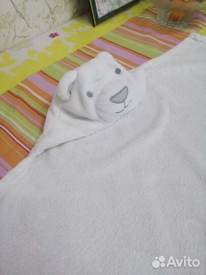 Плед детский плюшевый для новорожденных