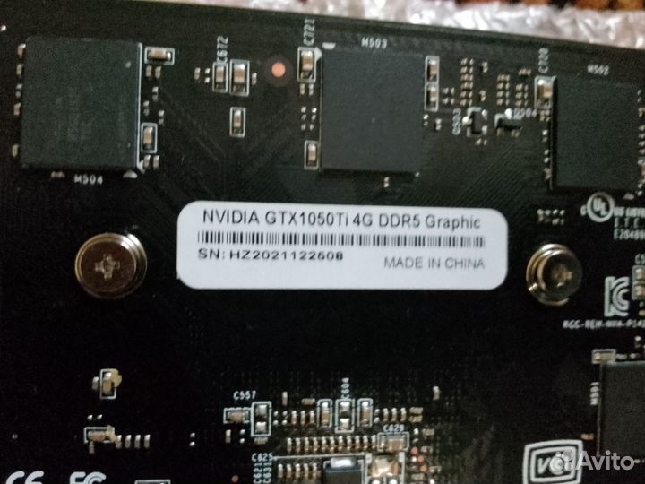 Nvidia geforce gtx 1050 ti 4gb DDR5 Graphic