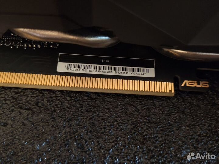 Видеокарта Asus Strix GTX1050Ti-O4G-gaming 4GB, gd