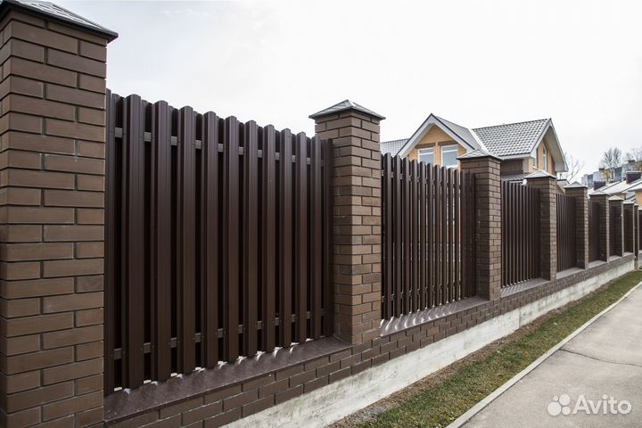 Металлический штакетник от производителя
