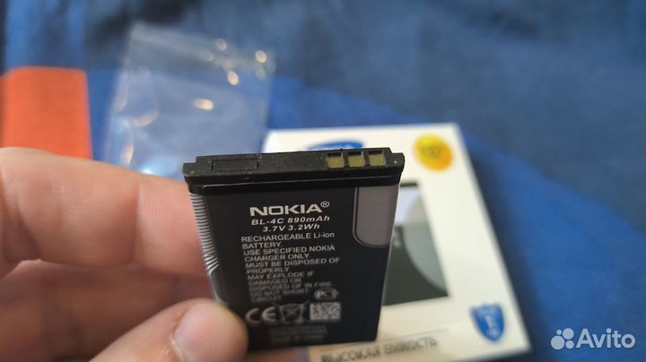 Батарейка Nokia BL-4C (лотом 10 штук)