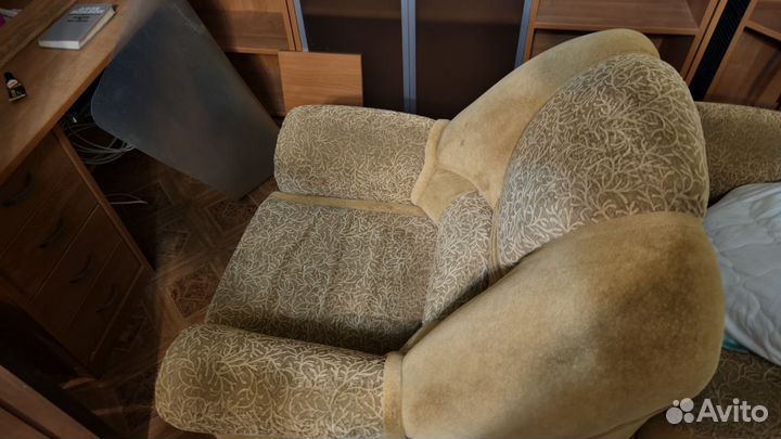Диван с креслами комплект бу