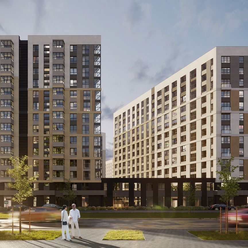 2-к. квартира, 67,2 м², 6/14 эт.