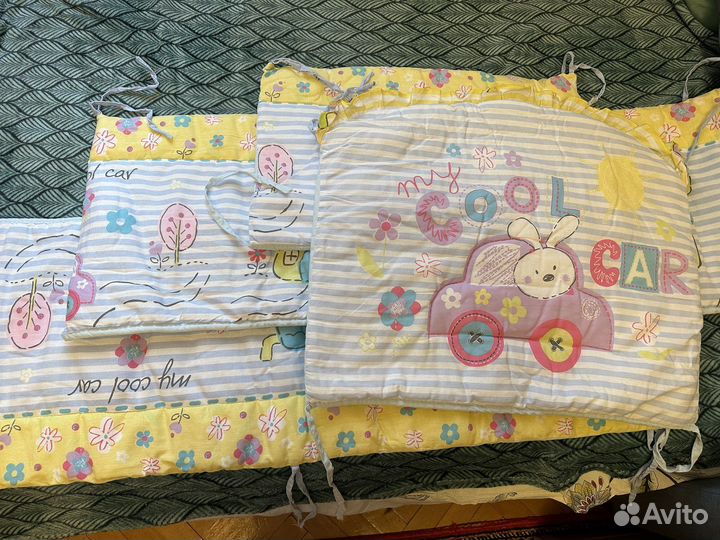 Мягкие бортики новые в детскую кроватку 120 на 60