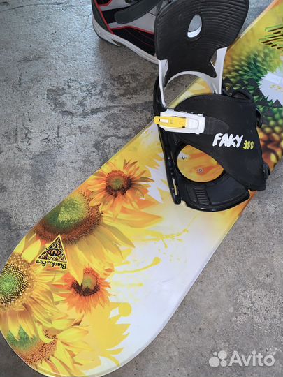 Сноуборд 135 кембер комплект