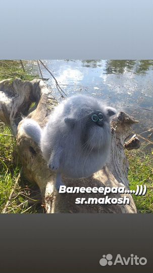 Кот вязанный Валера