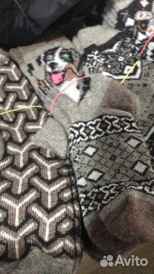 Шерстяные носки