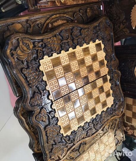 Нарды резные ручной работы