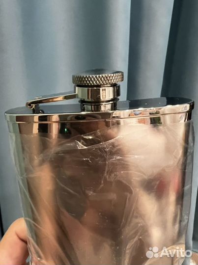 Фляга из нержавейки для алкогольных напитков