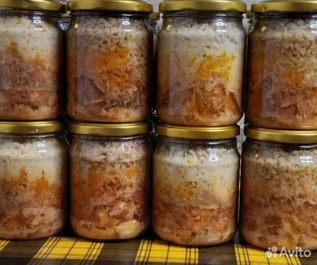Тушенка/каши с мясом/рыбные консервы домашние