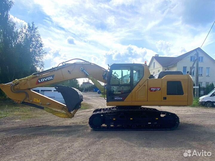 Гусеничный экскаватор Lovol FR215F, 2024