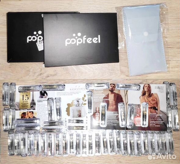 Палетка теней, кисти для макияжа и парфюм - новое