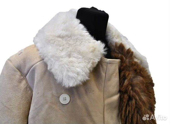 Армейский тулуп бекеша меховая