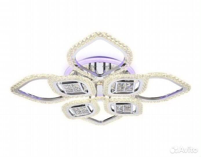 Люстра потолочная светодиодная с пультом