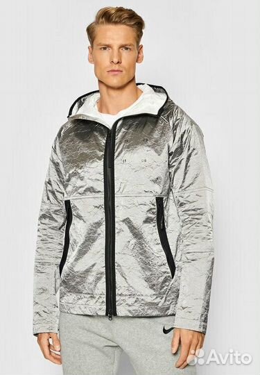 Куртка Nike tech pack woven jacket silver