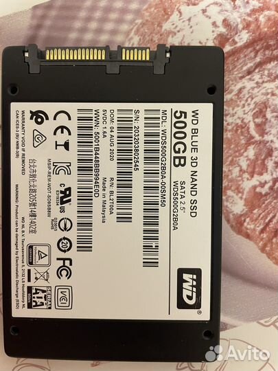 SSD WD 3D nand 500 Gb