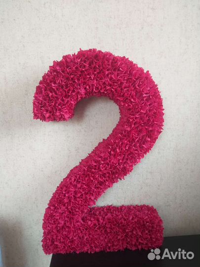 Цифра 2 на день рождения