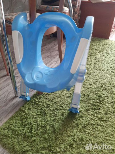 Сидение детское на унитаз со ступенькой