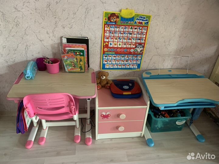 Растущая парта и стул