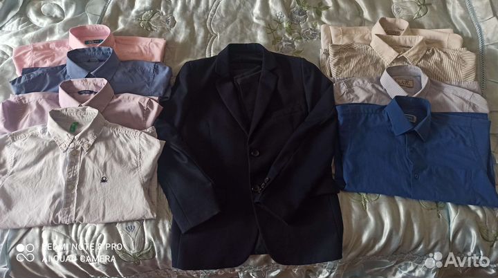 Школьный костюм тройка+ рубашки 8 шт