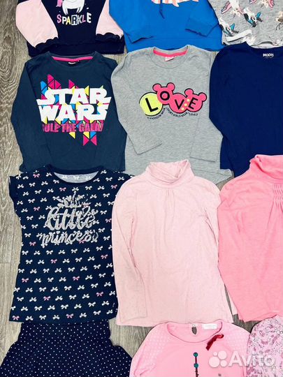 Одежда 122 128 пакетом для девочки