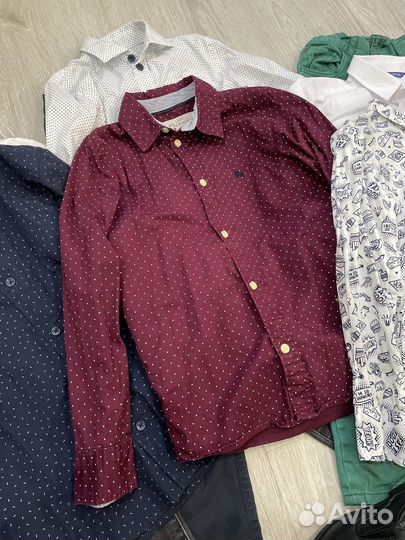 Рубашки и брюки для мальчика 122,128