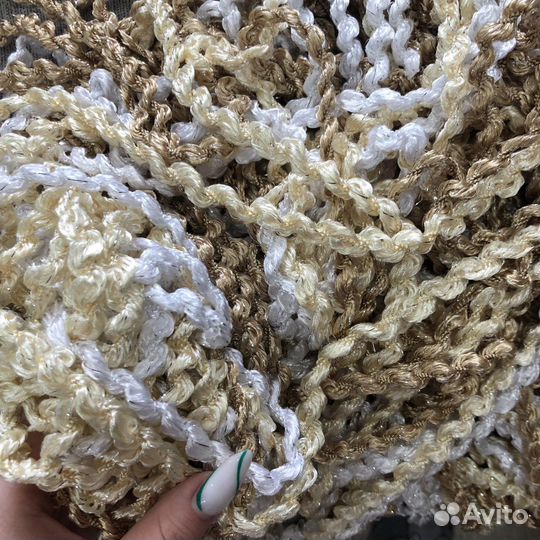 Шторы тюль кисея спираль нитяные