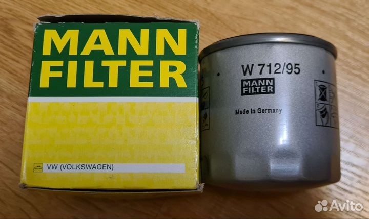 Маслянный фильтр mann W712/95