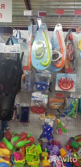 Наборы для ныряний, надувные круги