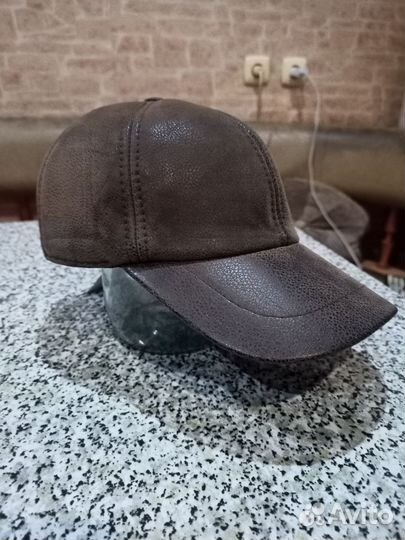 Кепка бейсболка мужская утепленная