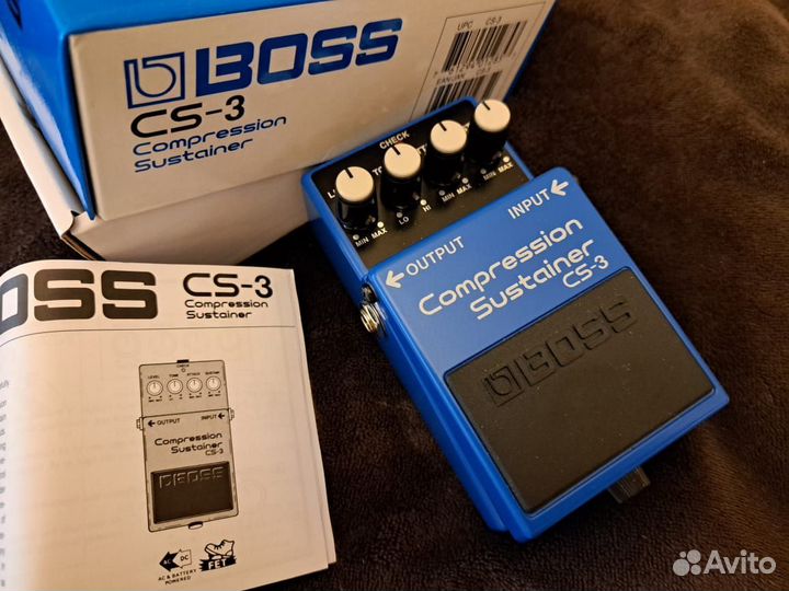 Гитарная педаль boss Compression-SustainerCS-3