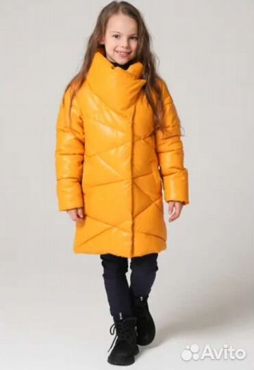 Польто зимнее на девочку 146рр