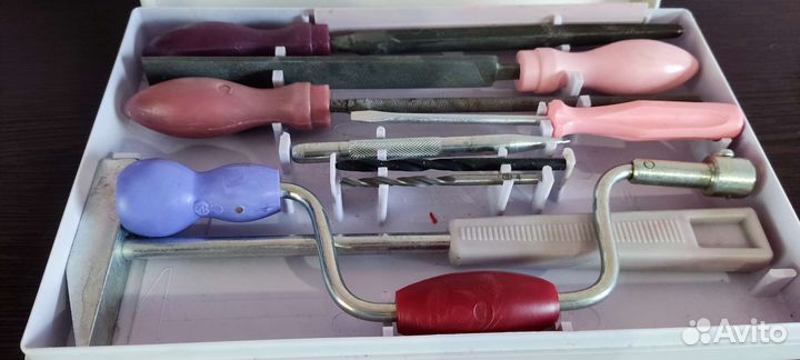 Детский набор инструментов из ссср. Новый