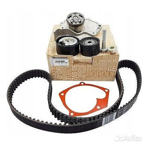 Комп ремень грм+ролик+вод помпа Renault 119A06559R