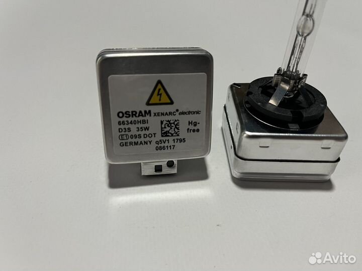 Лампа D3S ксенон новая производитель osram 5000 K