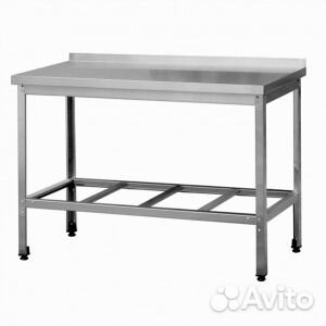 Стол производственный assum 1000х600х850 борт нерж