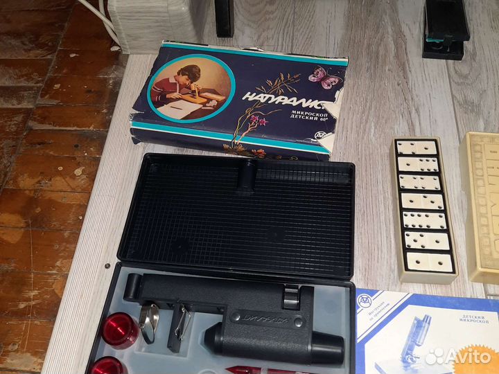 Юный натуралист, домино, шашки из СССР