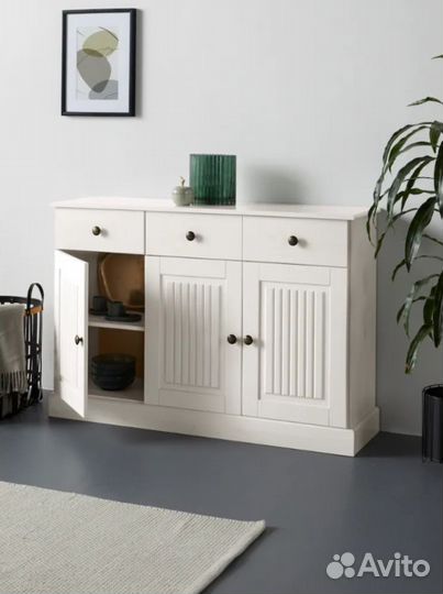 Комод белый из массива сосны Лиотто 3