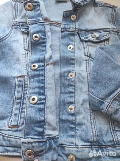 Джинсовая куртка zara