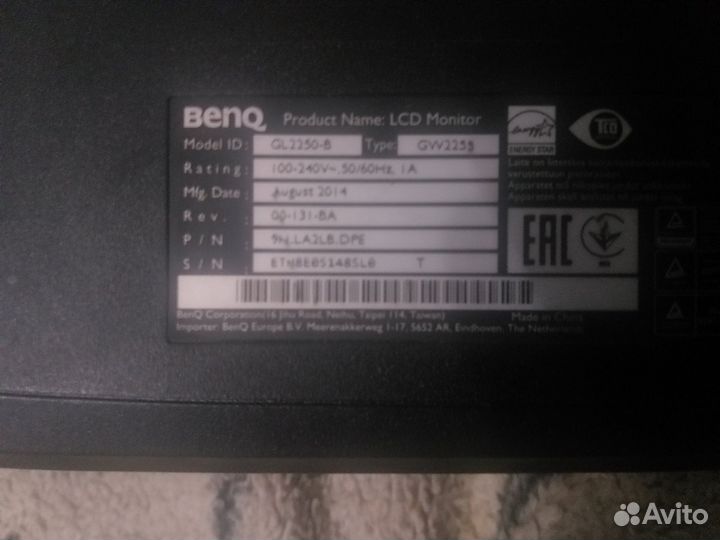 Монитор 60 гц benq