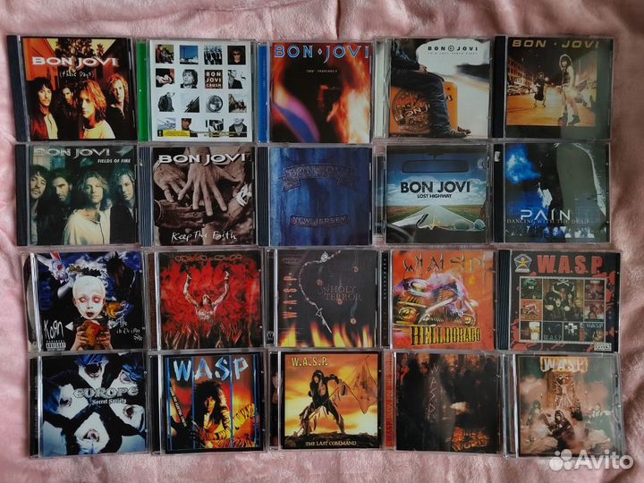 Компакт диски рок