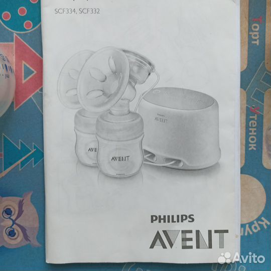 Молокоотсос avent электрический бу