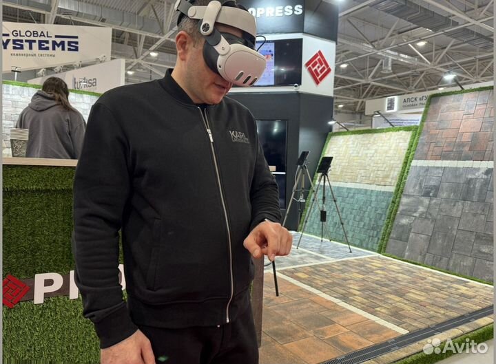 Тротуарная плитка брусчатка 100.200.40 серая