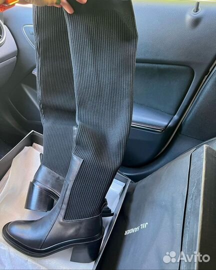 Jil sander сапоги ботфорты оригинал